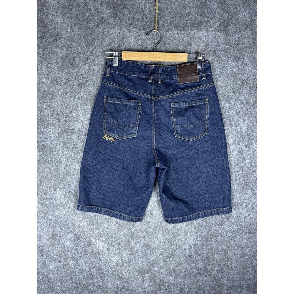 Vtg Y2K Billabong Denim Shorts Jorts Mens Size 29 Medium Wash Streetwear Hip Hop